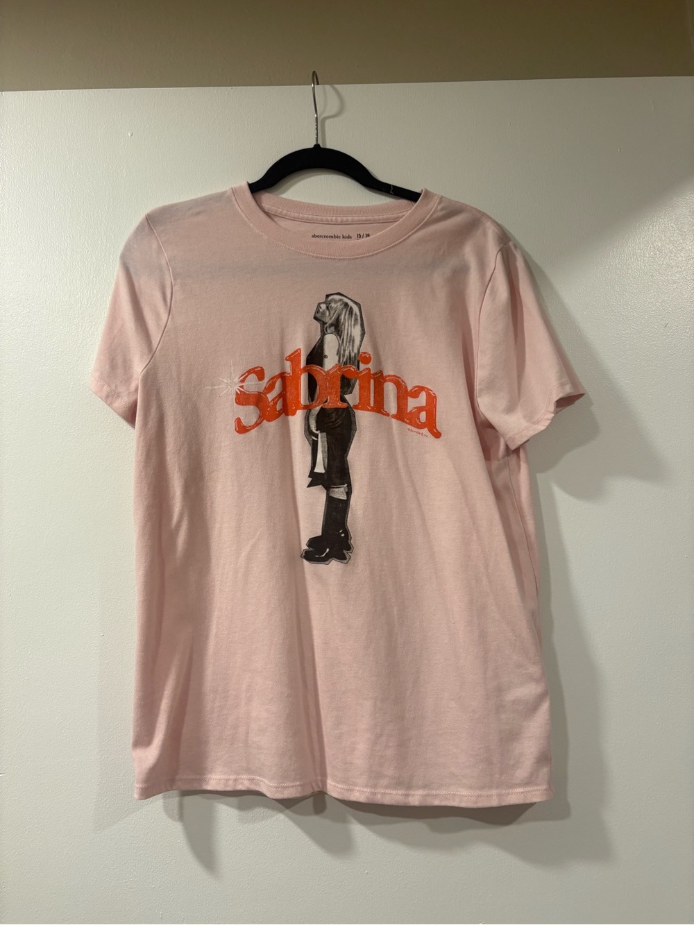 Sabrina Graphic Pink Short Sleeve Girl’s Shirt